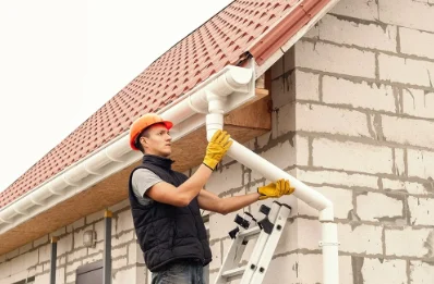 Pose et remplacement de gouttières à Traize